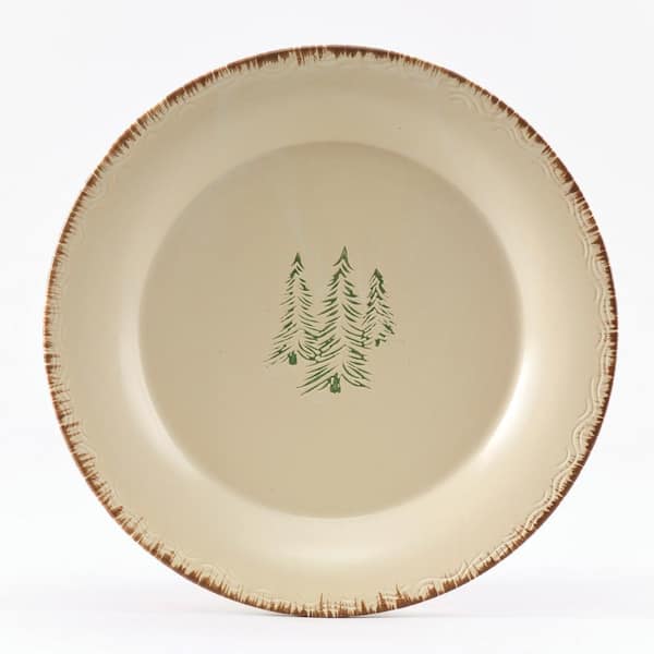 Rustic Retreat Tan Dinner Plate (Set of 4)