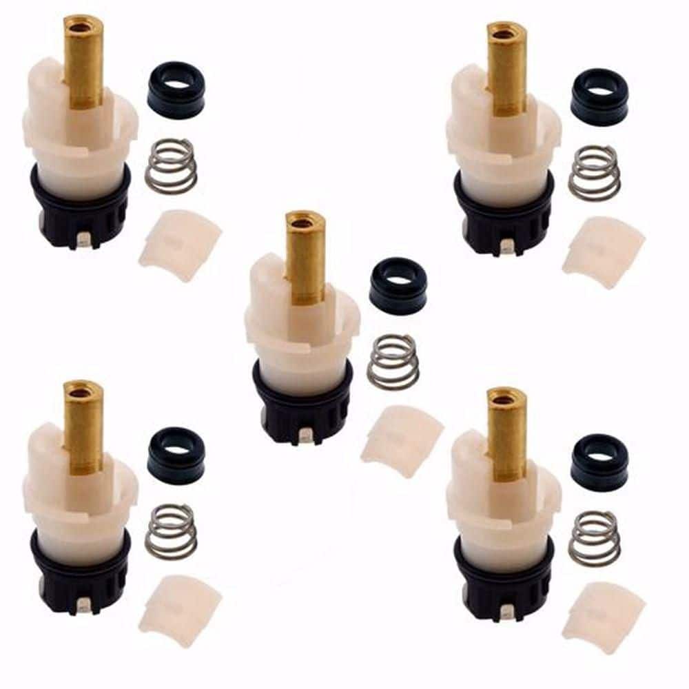 delta 1.9375 in. Bathroom Sink, Kitchen Sink, Tub and Shower Stems in White (5-Pack) price history on PriceWatchPro