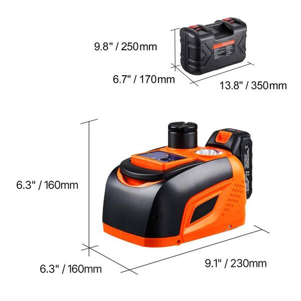SKYSHALO Electric Car Jack, 5 Tons /11000 lbs., Adjustable