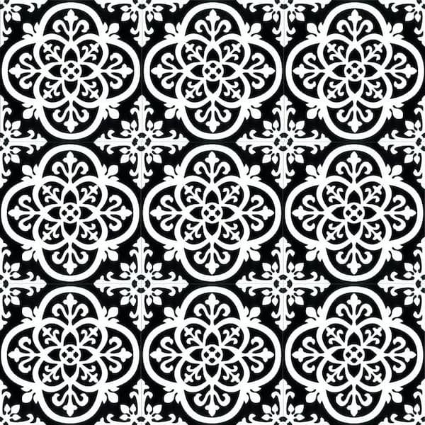 Lucida Surfaces BaseCore Florentine 12 MIL x 12 in. W x 12 in. L Peel and Stick Waterproof Vinyl Tile Flooring (36 sqft/case)