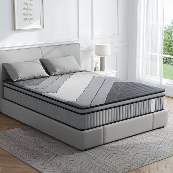 Twin Medium Hybrid 10 in. Bed-in-a-Box Mattress with Cooling Foam and Motion Isolation