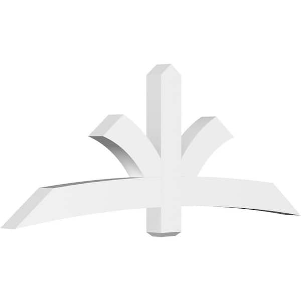 Ekena Millwork Davenport 84 in. W x 31.5 in. H x 4 in. D Signature Polyurethane Bracket