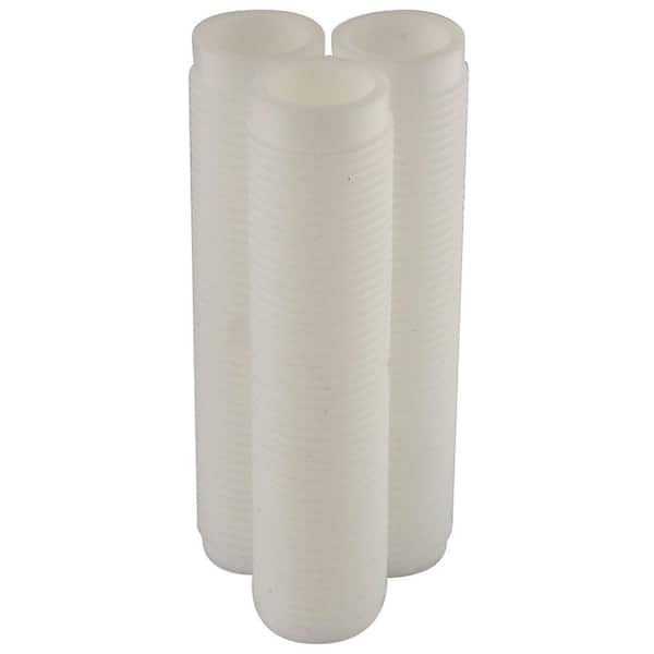 Pfister S72-111 2-3/4 in. Length Escutcheon Nipple in White Plastic (3-Pack)