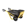 GORILLA CARTS 7 cu. ft. Evolution Poly Garden Cart, Impact Resistant Poly Tub, 12 in. No-Flat Tires, Stable and Easy to Use Design GCR-7