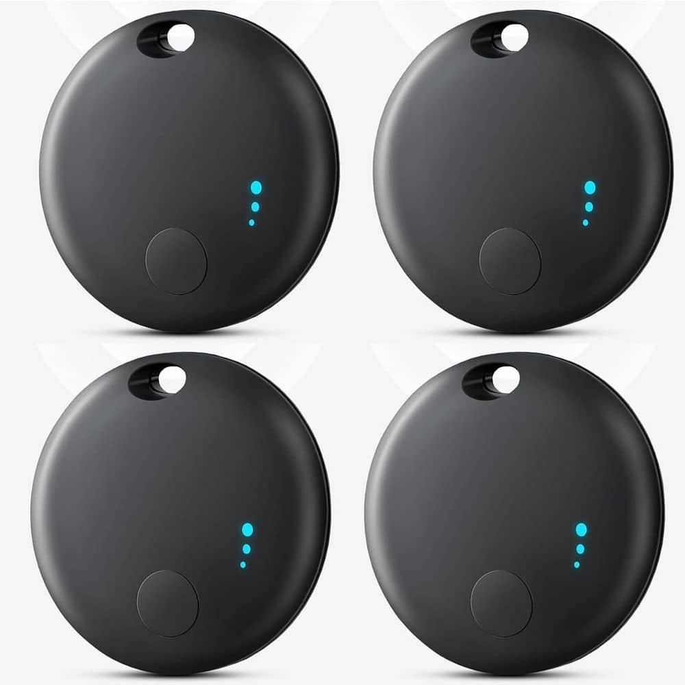 Bluetooth Tracker Item Finder with Google Find My Device App for Android 4 Pack Sleek Compact for Keys Wallet Bags Pets price history on PriceWatchPro