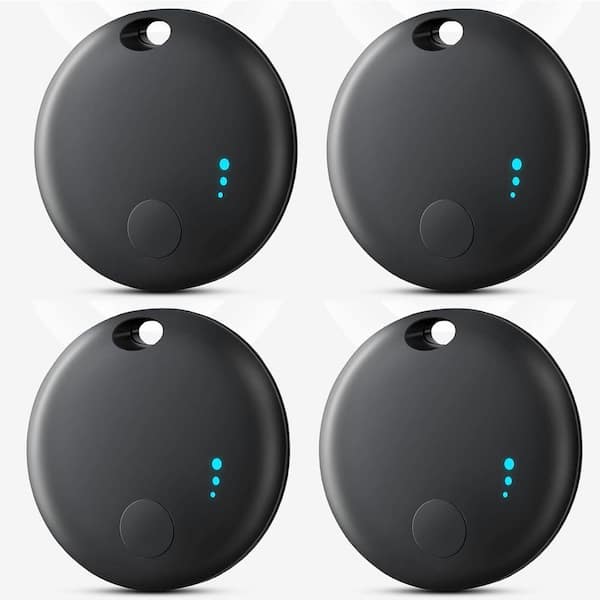 Bluetooth Tracker Item Finder with Google Find My Device App for Android 4 Pack Sleek Compact for Keys Wallet Bags Pets