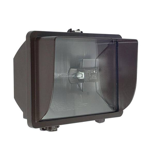 Sunset Sterns 1-Light Bronze Outdoor Flood Light