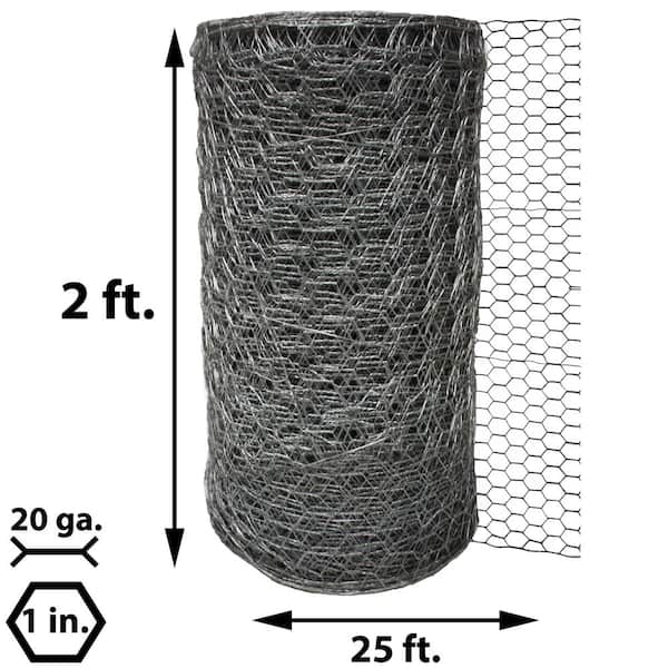 Acorn International 1 in. x 2 ft. x 25 ft. Poultry Netting