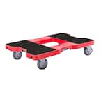 1500 lbs. Capacity Industrial Strength Professional E-Track Dolly in Red