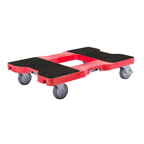 SNAP-LOC 1500 lbs. Capacity Industrial Strength Professional E-Track Dolly in Red