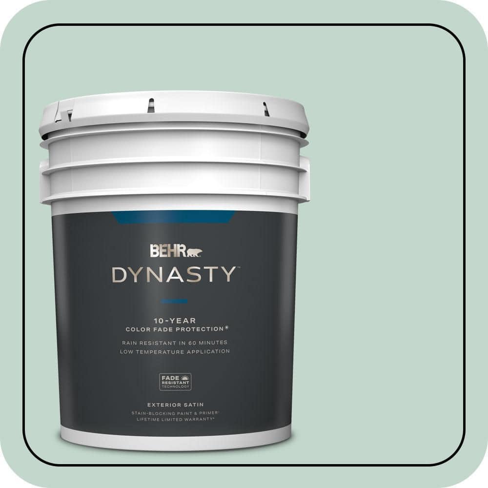 5 gal. #470E-3 Aqua Smoke Satin Enamel Exterior Stain-Blocking Paint & Primer price history on PriceWatchPro