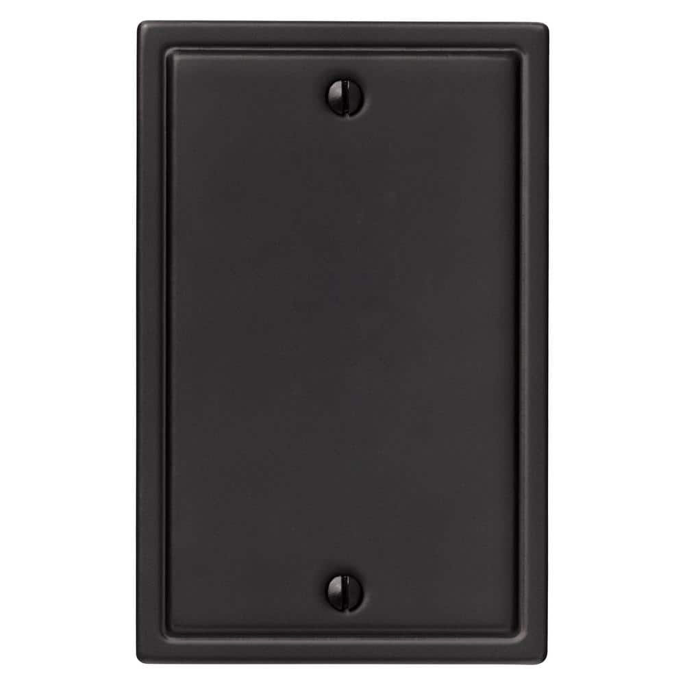 Moderne Wallplate 1 Blank Steel Matte Black (1-Pack) price history on PriceWatchPro