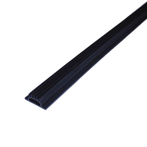 M-D Building Products 0.75 in. x 36 in. Black Vinyl Replacement Insert for Door Bottom Weatherstripping