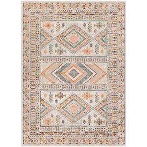 Rhian Pale Pink Traditional 9 ft. x 12 ft. Indoor Area Rug