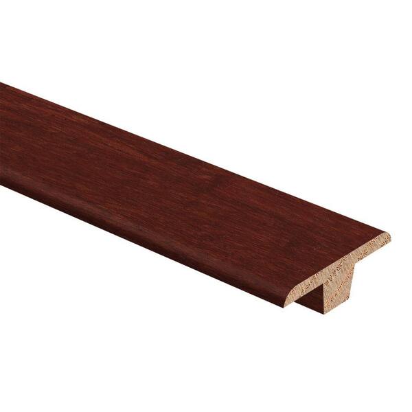 Zamma Strand Woven Bamboo Cherry 3/8 in. Thick x 1-3/4 in. Wide x 94 in. Length Hardwood T-Molding