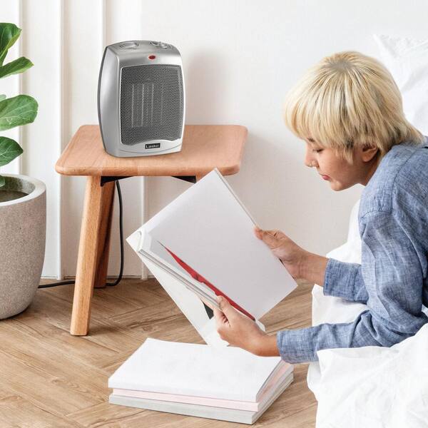 Lasko 9 in. 1500W Electric Ceramic Space Heater with Adjustable