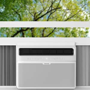 12,000 BTU 115 -Volts Window Air Conditioner Cools 550 Sq. Ft. with Wi-Fi, Remote and ENERGY STAR in White