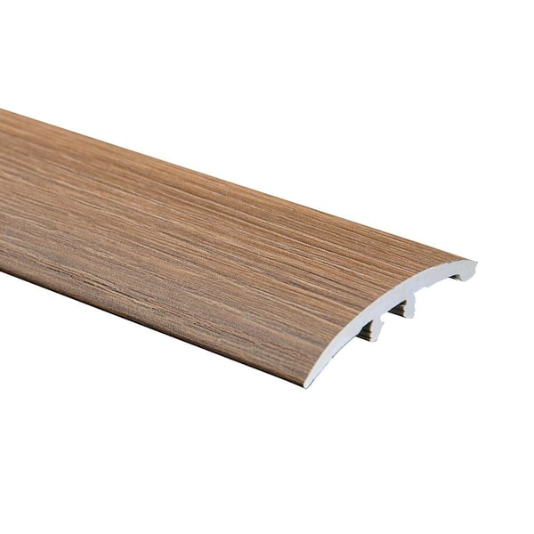 Malibu Wide Plank French Oak Cupertino 0.275 in. Thickness x 1.85 in. Width x 94.48 in. Length Vinyl 3 in 1 Molding