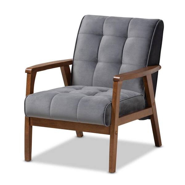 velvet armchair