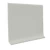 Unbranded Vinyl 4 in. x 0.080 in. x 48 in. Light Gray Vinyl Wall Cove Base (30 pieces) 40C53P195