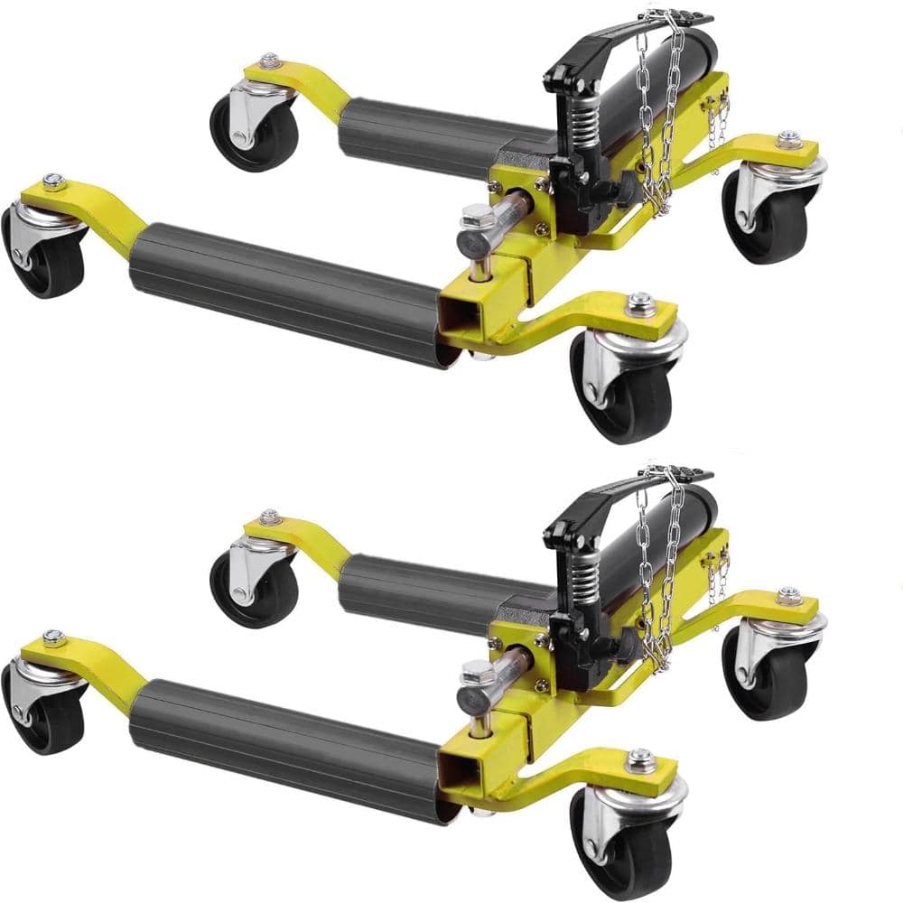 2 Pcs Car Wheel Dolly with Hydraulic Tire Jack, 3000 LBS Total Capacity Trailer Dolly for Vehicle Positioning price history on PriceWatchPro