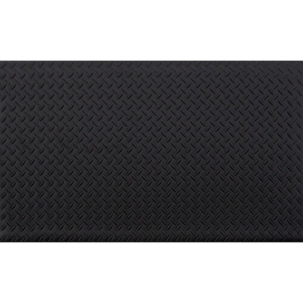 TrafficMaster Black 24 in. x 36 in. Anti-Fatigue Vinyl Foam Commercial Mat