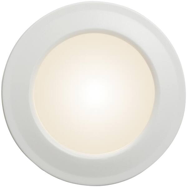 Commercial Electric 3-Light LED White Puck Light 21353NKIT-WH