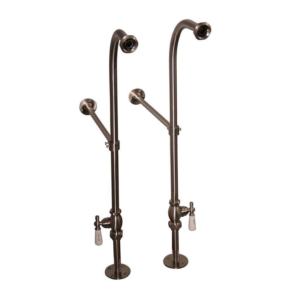 Traditional Cast Iron 60'' Clawfoot Soaker Tub with Elephant Spout Filler