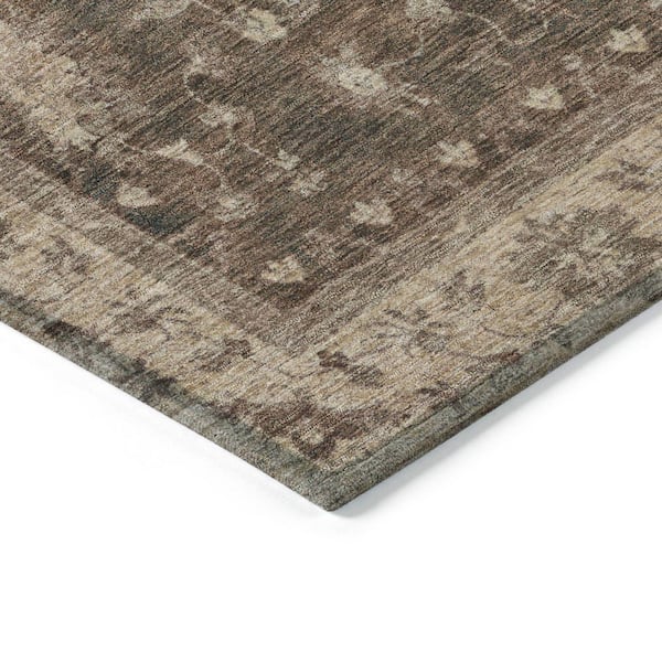 Chantille Machine Washable Indoor/Outdoor Abstract ACN1739 Brown 3 ft. x 4 ft. Area Rug