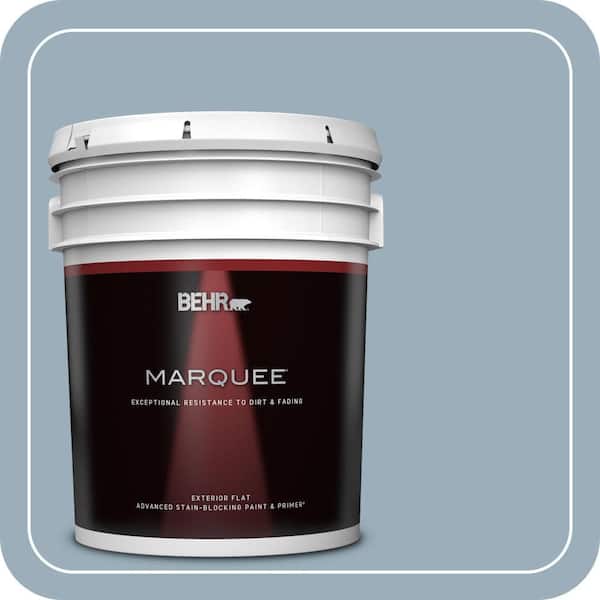 BEHR MARQUEE 5 gal. Home Decorators Collection #HDC-CT-24 Rainy Sidewalk Flat Exterior Paint & Primer