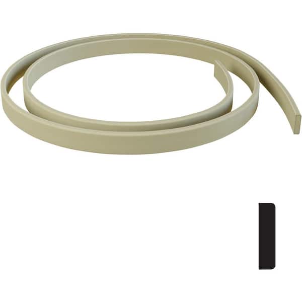 Ekena Millwork 9/16 in. x 144 in. x 2 1/4 in. Resin Casing Flexible Moulding