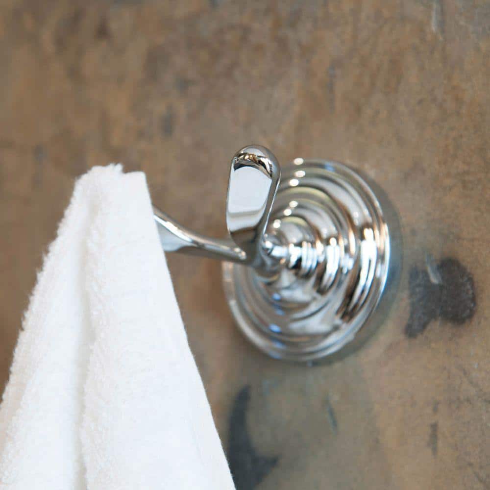 Polished Chrome Classic Bathroom Robe Hook