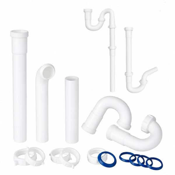 Bathroom Sink Drain Kit, 1-1/4 in. Sink Drain Kit, 22.63 in. H x 6.88 in. W x 1.25 in. D Sink Pipe Replacement Kit