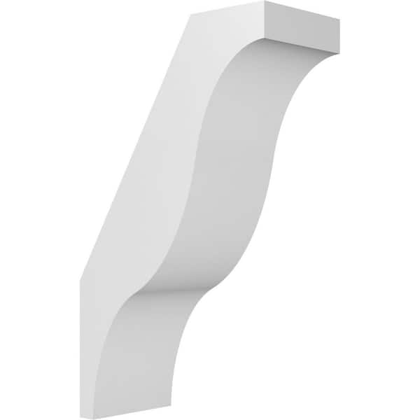 Ekena Millwork Funston 3 in. x 10 in. x 6 in. Architectural Grade PVC Knee Brace