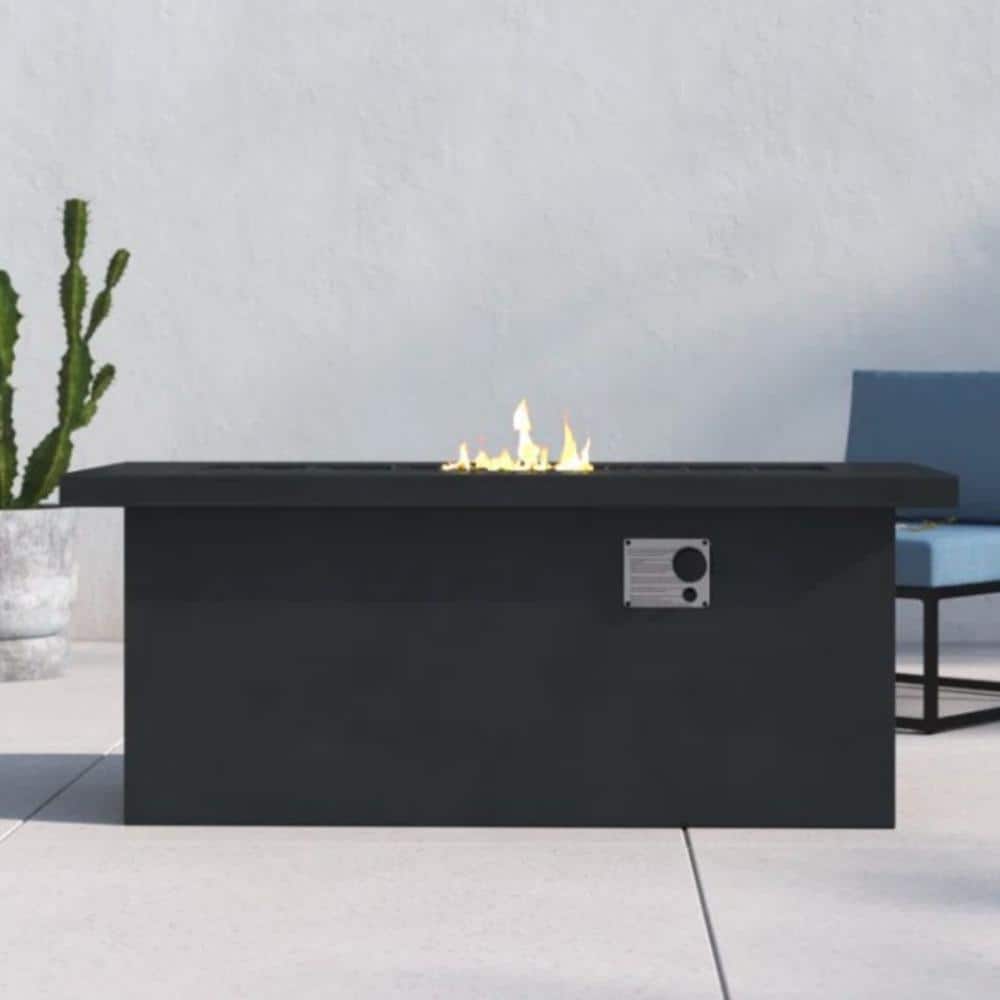 42 in. Fiber-Reinforced Concrete Propane/Natural Gas Fire Pit Table, 50,000