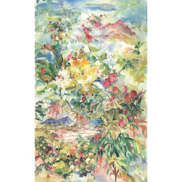 York Wallcoverings Bright Multi Capri Mural