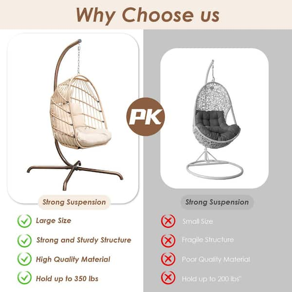 Egg best sale chair material