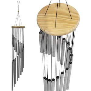Wind Chimes Tubular Decorative Outdoor Garden Accent with Soothing Musical Bell Sounds