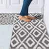 THE SOFIA RUGS Sofihas Indoor Rug Set Geometric Non-Slip 30x30in Washable  Modern Indoor Standing Mats, Gray D-MAT-67B-GR - The Home Depot