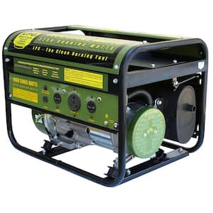 4,000-Watt/3,250-Watt Propane Gas Powered Recoil Start Portable Generator with Clean Burning LPG and RV Outlet