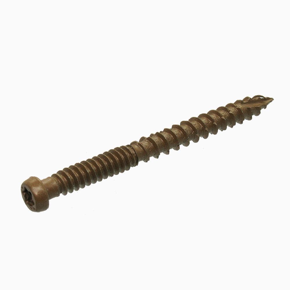 GripRite 9 x 21/2 in. Brown StarDrive PanHead Coarse Composite Deck Screw (10 lbs.Pack