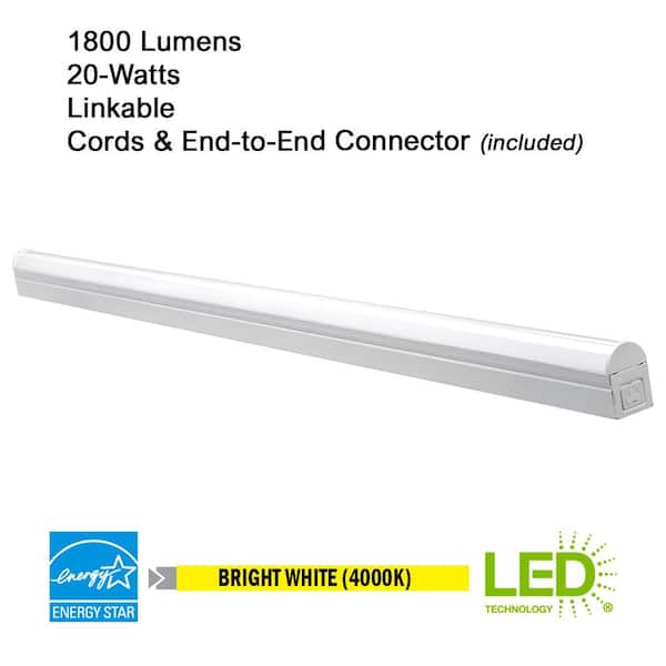 4ft. LED Strip Light - 20W - 2200 Lumens - 4000K - Pila