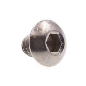 #10-24 x 1/4 in. Grade 18-8 Stainless Steel Hex Allen Drive Button Head Socket Cap Screws (10-Pack)