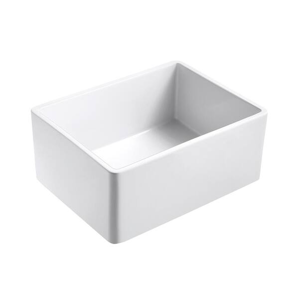 Sutton Place Farmhouse Fireclay 27 in. Single Bowl Kitchen Sink with Grid with Grid and Strainer Sutton Place Farmhouse Fireclay 27 in. Single Bowl Kitchen Sink with Grid with Grid and Strainer