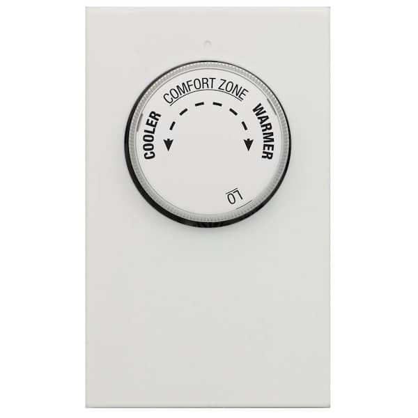 Lux Single Pole 2-Wire Line Voltage Mechanical Thermostat