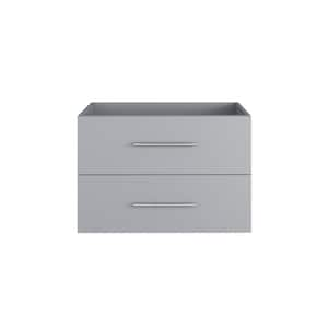 Napa 36 in. W x 20 in. D x 21 in. H Single Sink Bath Vanity Cabinet without Top in Gray, Wall Mounted