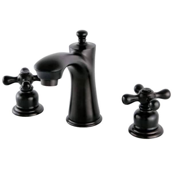 Kingston Brass Victorian 8 in. Widespread 2-Handle Bathroom Faucet in Oil Rubbed Bronze