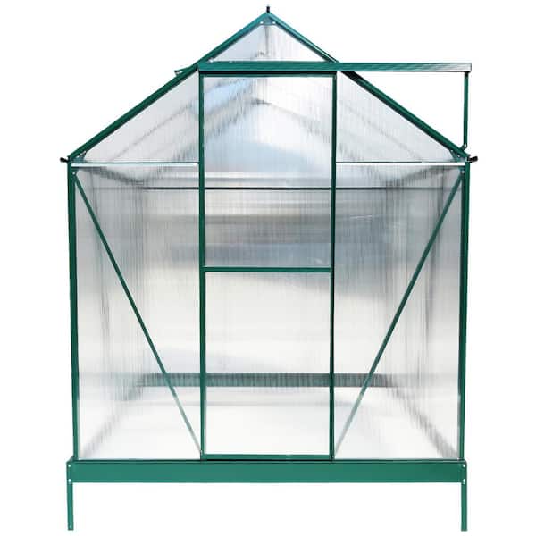 Boosicavelly 75.2 in. W x 75.2 in. D x 96.8 in. H Outdoor Walk-In Greenhouse