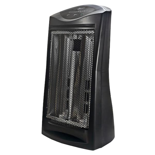 Comfort Zone Energy Save 1500-Watt Electric Infrared Quartz Space Heater with 3 Heat Settings
