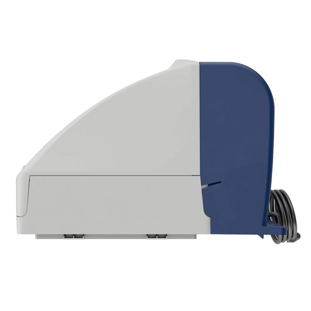 Whole-House White and Blue Evaporative Humidifier with Humidistat